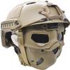 PJ Tactical Fast Helmet with Adjustable Airsoft Mask Skull Full Face MaskSuitable for Airsoft Paintball, Halloween, Role-Playing, Costume Parties and Movie Props view 2