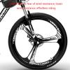 FUFU 24-inch Mountain Bike,24-Speed Bike,Full Suspension Gear,Double Disc Brakes,Adult Bicycle (Color : C) view 3