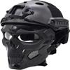 PJ Tactical Fast Helmet with Adjustable Airsoft Mask Skull Full Face MaskSuitable for Airsoft Paintball, Halloween, Role-Playing, Costume Parties and Movie Props view 3