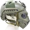 PJ Tactical Fast Helmet with Adjustable Airsoft Mask Skull Full Face MaskSuitable for Airsoft Paintball, Halloween, Role-Playing, Costume Parties and Movie Props view 2