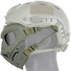 PJ Tactical Fast Helmet with Adjustable Airsoft Mask Skull Full Face MaskSuitable for Airsoft Paintball, Halloween, Role-Playing, Costume Parties and Movie Props view 4