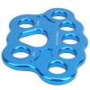 8-Hole Rigging Plate, Heavy-Duty Multi-Anchor Connector Metal Climbing Equipment for Climbers, Mountaineers, Rescue Teams and Industrial Workers view 1