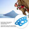 8-Hole Rigging Plate, Heavy-Duty Multi-Anchor Connector Metal Climbing Equipment for Climbers, Mountaineers, Rescue Teams and Industrial Workers view 3