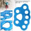 8-Hole Rigging Plate, Heavy-Duty Multi-Anchor Connector Metal Climbing Equipment for Climbers, Mountaineers, Rescue Teams and Industrial Workers view 4