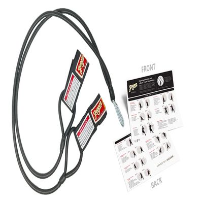 Jaeger J-Bands Resistance Bands for Pitchers. Baseball & Softball Pitching Trainer and Arm Trainer. Pitching Bands for Throwing. Training Equipment with Laminated Instruction Sheet