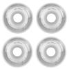 Labeda Millennium Gripper White Roller Hockey Inline Wheels 72mm X-Soft 4 Pack view 1