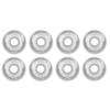 Labeda Millennium Gripper White Roller Hockey Inline Wheels 72mm X-Soft 8 Pack view 1