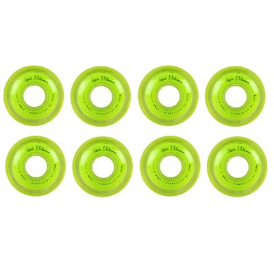 Labeda Millennium Gripper Green Roller Hockey Inline Wheels 59mm X-Soft 8 Pack