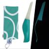 Glow in The Dark Tinkle Belle Female Urination Device | Portable Urinal with Case! Stand to Pee While Staying Fully Clothed! Easy, Reusable for Hiking/Camping/Travel/Concerts/Festivals/Dirty Toilets view 1