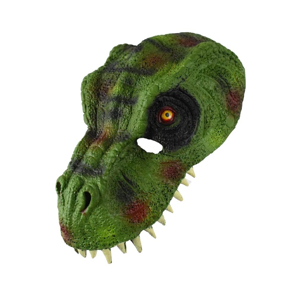 Foam Dinosaur Costume Accessory Mask (Light Green)