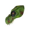 Foam Dinosaur Costume Accessory Mask (Light Green) view 2