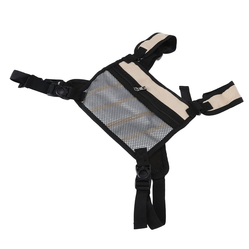 Chest Pack, Running Vest Bag Closefitting for Running(Khaki)