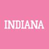 UGP Campus Apparel LS01 - Indiana Hoosiers Basic Block Pink Womens T Shirt - Small - Azalea view 2
