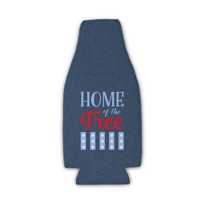 American Quotes Zipper Bottle Cooler