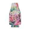 Watercolor Floral Zipper Bottle Cooler view 1