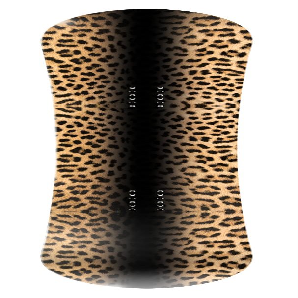 Snowboard Wrap 028 - Cheetah Print Snowboard Graphic Decal - Includes Application Squeegee - 14 inch x 65 inch fits Most Snowboards -
