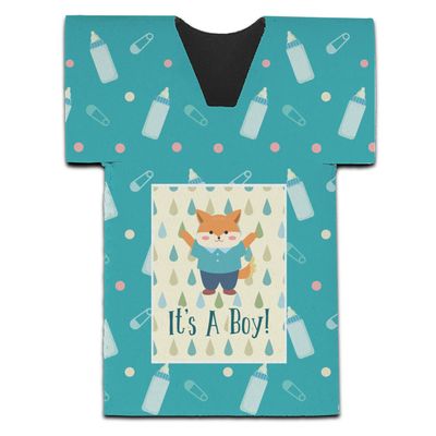 Personalized Baby Shower Jersey Bottle Cooler