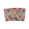Glitter Moroccan Watercolor Coffee Cup Sleeve view 1
