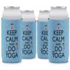 Keep Calm & Do Yoga Can Cooler (12 oz) - Set of 4 view 1