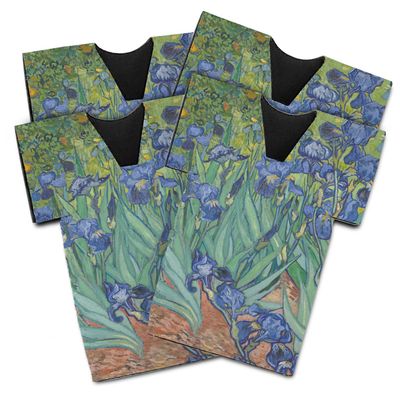 Irises Jersey Bottle Cooler - Set of 4