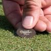 YouCustomizeIt Personalized Coffee Addict Golf Ball Marker - Hat Clip - Gold view 4