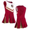 Little King NCAA Infant/Toddler Girls One Piece Team Cheer Jumper Dress-Florida State Seminoles-3T view 4
