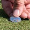 YouCustomizeIt Impression Sunrise by Claude Monet Golf Ball Marker - Hat Clip - Gold view 4