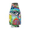 Abstract Eye Painting Zipper Bottle Cooler - Set of 4 view 2