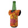 Personalized Fall Leaves Jersey Bottle Cooler view 4