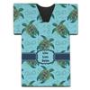 Personalized Sea Turtles Jersey Bottle Cooler - Set of 4 view 2