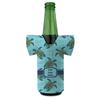 Personalized Sea Turtles Jersey Bottle Cooler - Set of 4 view 3