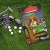 YouCustomizeIt Dogs Playing Poker by C.M.Coolidge Microfiber Golf Towel - Large view 4