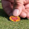 YouCustomizeIt Personalized Fall Leaves Golf Ball Marker - Hat Clip - Gold view 4