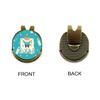 YouCustomizeIt Personalized Baby Shower Golf Ball Marker - Hat Clip - Gold view 3