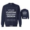 APPARELYN Custom Sweatshirt Design - Create Your Own Sweatshirt with Logo, Text, Image Print Cotton Sweatshirts for Men, Women, Unisex view 1