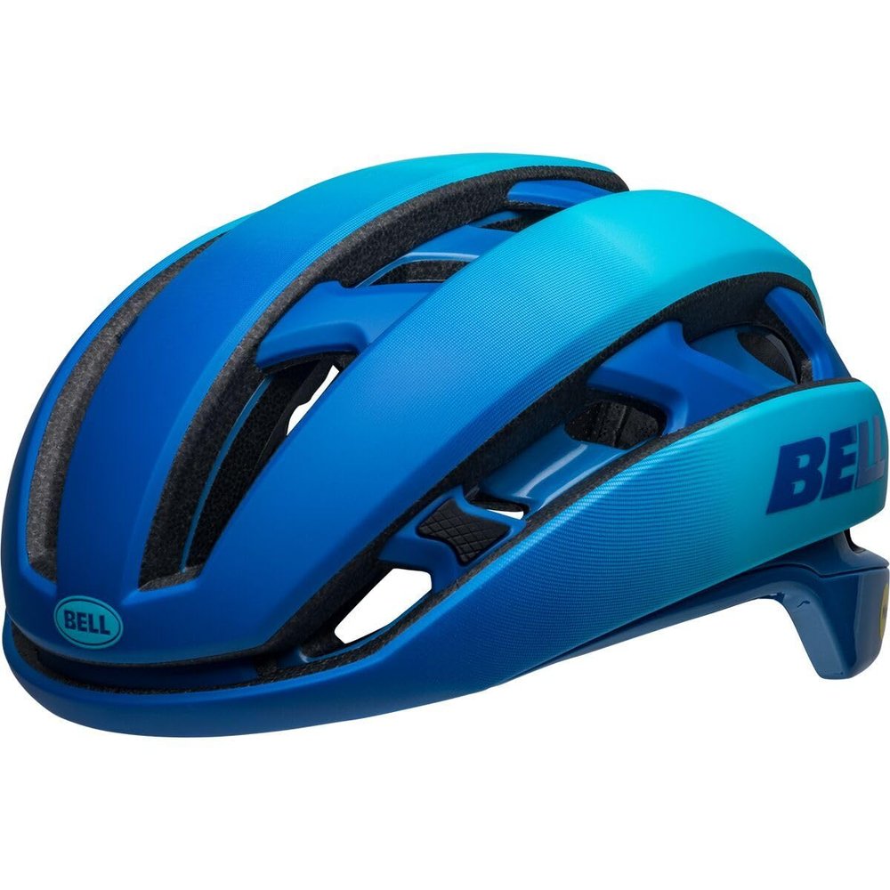BELL XR Spherical Adult Road Bike Helmet - Matte/Gloss Blues, Medium (55-59 cm)