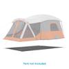 CORE Outdoor Tent Footprints | Perfect Tarp Camping Accessories for Easy Camp Setup (11 Person Cabin Tent with Screen Room) view 2