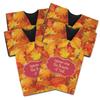 Personalized Fall Leaves Jersey Bottle Cooler - Set of 4 view 1