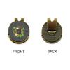 YouCustomizeIt Personalized Herbs & Spices Golf Ball Marker - Hat Clip - Gold view 3