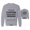 APPARELYN Custom Sweatshirt Design - Create Your Own Sweatshirt with Logo, Text, Image Print Cotton Sweatshirts for Men, Women, Unisex view 1