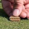 YouCustomizeIt African Masks Golf Ball Marker - Hat Clip - Gold view 4