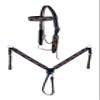 CHALLENGER Horse Western Tooled Leather Headstall Bridle Breast Collar Set 78FK18B view 1