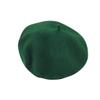 Children Girls Stretch Beret Hat Retro Wool Pure Color Head Scarf Wrap Hat Cap,Winter Autumn Childrens Birthday Gifts(Green,One Size) view 1