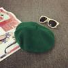 Children Girls Stretch Beret Hat Retro Wool Pure Color Head Scarf Wrap Hat Cap,Winter Autumn Childrens Birthday Gifts(Green,One Size) view 2