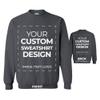 APPARELYN Custom Sweatshirt Design - Create Your Own Sweatshirt with Logo, Text, Image Print Cotton Sweatshirts for Men, Women, Unisex view 1