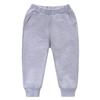 EISHOW Unisex Kids Cotton Pants, Toddler Baby Solid Jogger Sweatpants Athletic Pants Elastic Trousers Bottoms with Pockets (Gray,18-24 Months,18 Months,24 Months) view 1