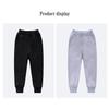 EISHOW Unisex Kids Cotton Pants, Toddler Baby Solid Jogger Sweatpants Athletic Pants Elastic Trousers Bottoms with Pockets (Gray,18-24 Months,18 Months,24 Months) view 3