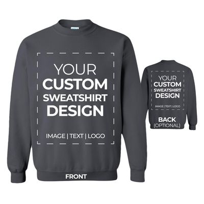 APPARELYN Custom Sweatshirt Design - Create Your Own Sweatshirt with Logo, Text, Image Print Cotton Sweatshirts for Men, Women, Unisex