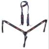 Horse Western Tooled Leather Headstall Bridle Breast Collar Set 78FK17A view 1