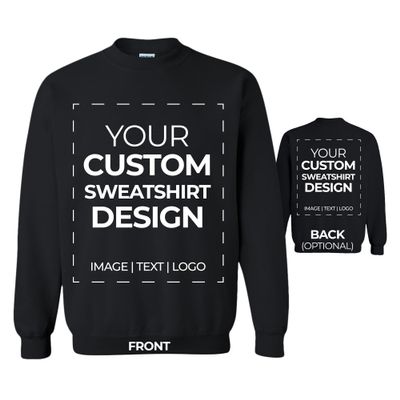 APPARELYN Custom Sweatshirt Design - Create Your Own Sweatshirt with Logo, Text, Image Print Cotton Sweatshirts for Men, Women, Unisex